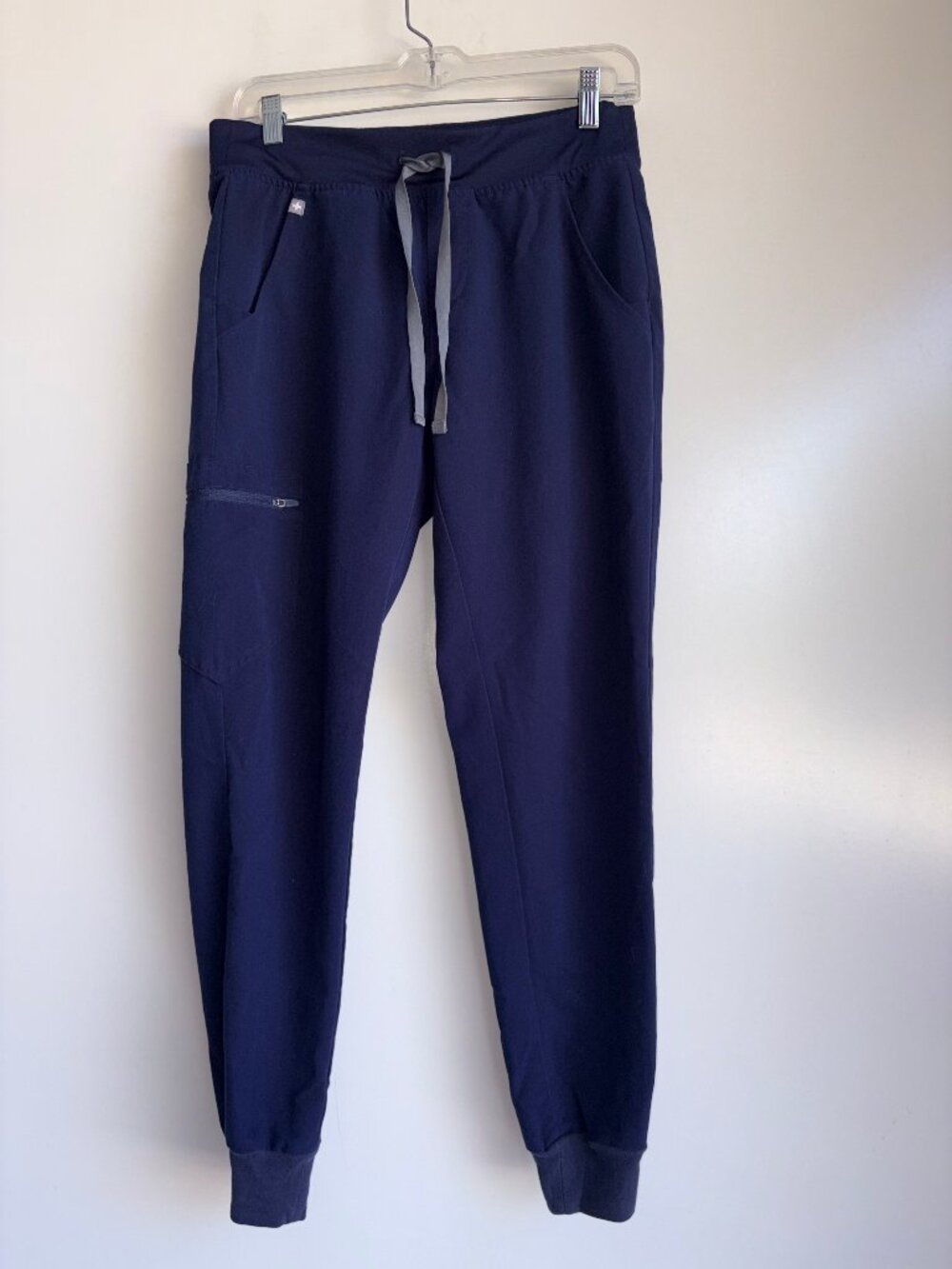 FIGS Zamora Scrub Pants Joggers Small Tall Navy